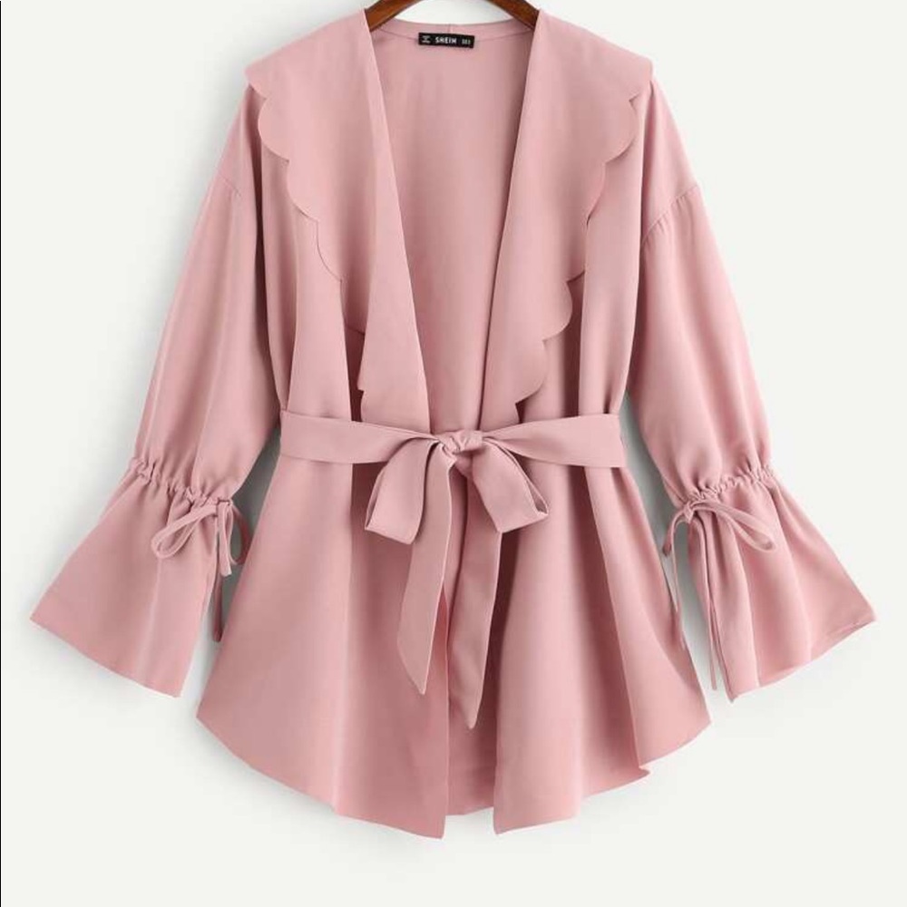 Pink jacket top